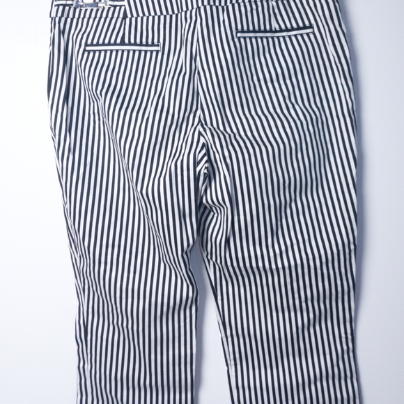 New York and Co. STRIPPED Ankle Pants - Picture 9 of 15
